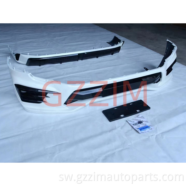 Modellista Seti kamili za mbele za plastiki na nyuma bumper kwa 2022 LC300 Kit cha Mwili wa Mashariki ya Kati